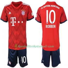 Fußballtrikots FC Bayern München Robben 10 Kinder 2018-2019 Kurzarm Heimtrikotsatz kaufen